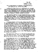 Interstate Commerce Commission Report of the Accident  Investigation Occurring on the SOUTHERN RAILWAY OYAMA NC