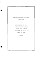 Interstate Commerce Commision Report of the Accident  Investigation Occuring on the SOUTHERN PACIFIC RAILROAD LORDSBURG N MEX