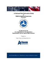 A National Role Delineation Study of FMCSA Medical Examiners