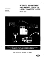 Mobility Management And Market Oriented Local Transportation