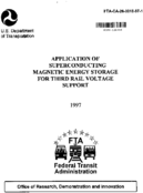 Application of Superconducting Magnetic Energy Storage for Third Rail Voltage Support