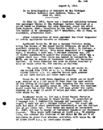 Interstate Commerce Commission Report of the Accident  Investigation Occurring on the MICHIGAN CENTRAL RAILROAD JACKSON MI