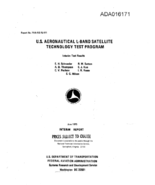 US Aeronautical LBand Satellite Technology Test Program  Interim Tests Results