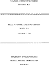 Interstate Commerce Commision Report of the Accident  Investigation Occuring on the ERIELACKAWANNA RAILROAD COMPANY DOVER NJ