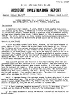 Investigation of Aircraft Accident UNITED HECKATHORN INC BOCA RATON FLORIDA 19560808