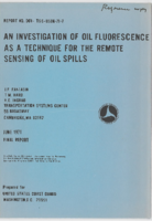 Investigation of Oil Fluorescence as a Technique for the Remote Sensing of Oil Spills