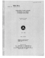 Simulation of wake vortices descending in a stably stratified atmosphere