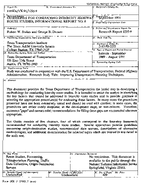 Guidelines for Conducting Intercity Highway Route Studies Informational Report No 8