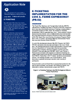 ETicketing Implementation for the Luis A Ferr Expressway PR52 Application Note