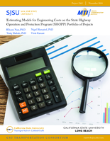 Estimating Models for Engineering Costs on the State Highway Operation and Protection Program SHOPP Portfolio of Projects
