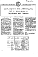 Part 400 Regulation Of The Administrator Organization And Functions