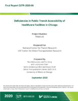 Deficiencies in Public Transit Accessibility of Healthcare Facilities in Chicago