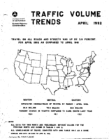 Traffic Volume Trends April 1992
