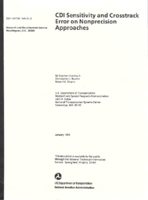 CDI Sensitivity and Crosstrack Error on Nonprecision Approaches