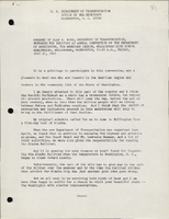 Remarks of Alan S Boyd Secretary of Transportation Prepared for Delivery at the Annual Convention of the Department of Washington the American Legion Bellingham Washington