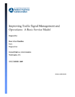 Improving traffic signal management and operations  a basic service model