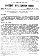 Investigation of Aircraft Accident PAN AMERICAN AIRWAYS NEAR VENICE ITALY 19551228