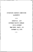 Interstate Commerce Commision Report of the Accident  Investigation Occuring on the SOUTHERN PACIFIC BRAY CA