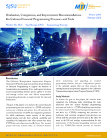 Evaluation Comparison and Improvement Recommendations for Caltrans Financial Programming Processes and Tools Research Brief