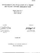 Development and evaluation of a radar air traffic control research task