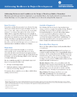 Addressing Resilience in Project Development Addressing Environmental Conditions in the Design of Roadways Built on Permafrost