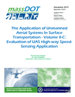 The Application of Unmanned Aerial Systems In Surface Transportation  Volume II C Evaluation of UAS Highway SpeedSensing Application
