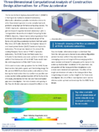 ThreeDimensional Computational Analysis of Construction Design Alternatives for A Flow Accelerator fact sheet