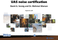 UAS Noise Certification presentation slides