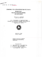 Commonalities in Transportation Fire Safety  Regulations Research and Development and Data Bases