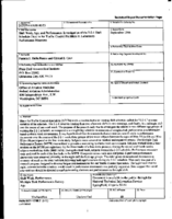 Shift Work Age and Performance Investigation of the 221 Shift Schedule Used in Air Traffic Control Facilities II Laboratory Performance Measures