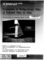 Evaluation of bridgescour data at selected sites in Ohio