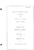 Interstate Commerce Commision Report of the Accident  Investigation Occuring on the PENNSYLVANIA RAILROAD MENLO PARK NJ