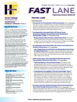 Fast Lane  Exploring Human Behavior  Volume 19