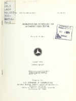 Instrumentation Methodology for Automobile Crash Testing