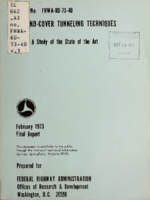 Cutandcover tunneling techniques