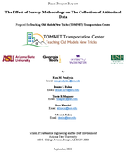 The Effect of Survey Methodology on the Collection of Attitudinal Data