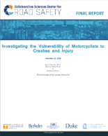 Investigating the Vulnerability of Motorcyclists to Crashes and Injury