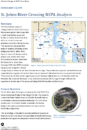 St Johns River Crossing NEPA Analysis