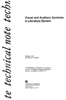 Visual and Auditory Symbols A Literature Review