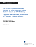 technical description and identification of policy and institutional issues