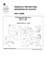 Monthly Motor Fuel Reported by States May 2008