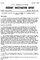 Investigation of Aircraft Accident LAKE CENTRAL AIRLINES RICHMOND VIRGINIA 19521215