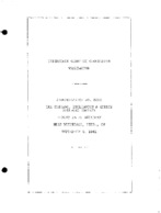 Interstate Commerce Commision Report of the Accident  Investigation Occuring on the CHICAGO BURLINGTON AND QUINCY RAILROAD WINNEBAGO NE