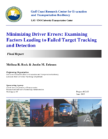 Minimizing driver errors examining factors leading to failed target tracking and detection
