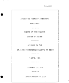 Interstate Commerce Commision Report of the Accident  Investigation Occuring on the ST LOUIS SOUTHWESTERN RAILWAY GRARBY TX