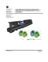Thermodynamic and Dynamic Assessment of Solid Oxide Fuel Cell Hybrid Systems for Use in Locomotives