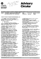 AC 002Y1 Advisory Circular Checklist and Status of Regulations