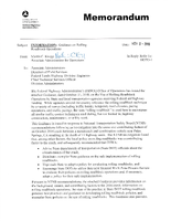 Information Guidance on Rolling Roadblock Operations