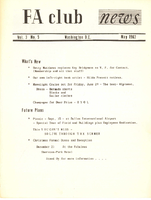FA Club News May 1962