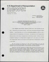 Remarks Prepared for Delivery by Deputy Secretary of Transportation Darrell M Trent to the Minot Chamber of Commerce